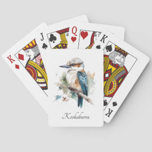 True Blue Kookaburra, individuell Spielkarten