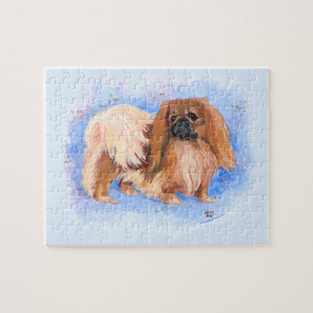 True Blue Pekingese Puzzle (Horizontal)