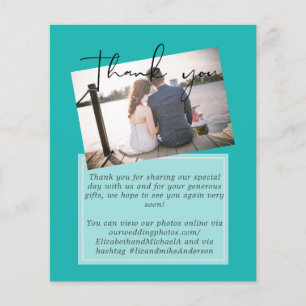 True Colors FOTO Vielen Dank Letter Budget Wedding