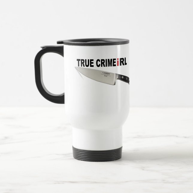 True Crime IRL To Go-Tasse Reisebecher (Links)