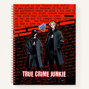 True Crime Junkie Notebook Notizbuch