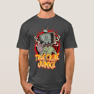 True Crime Junkie Serienmörder Mugshot Vintage T-Shirt