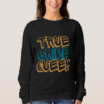True Crime Königin Retro-Neon-Schriftdesign