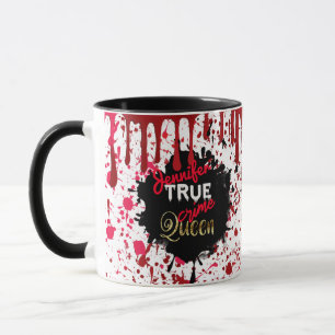 True Crime Queen Personalisiert Tasse