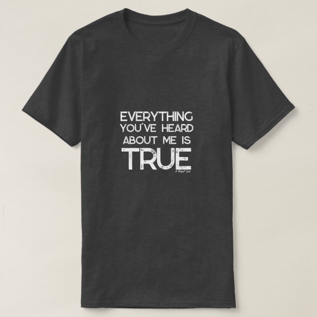 TRUE - Ein MisterP-Shirt T-Shirt (Design vorne)