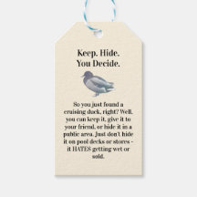 True Frazil "80er Print Ad Style Crusing Duck