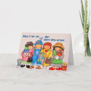 True Friend - Greeting Card Karte