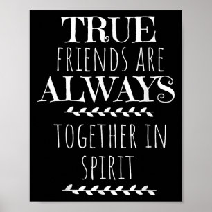 True Friends Anne von Green Gables Friend Zitat Gi Poster