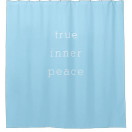 True Inner Peace Minimalistic Shower Curtain Duschvorhang