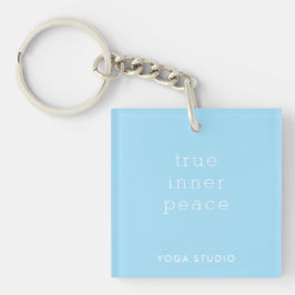 True Inner Peace Yoga Studio Acryl-Schlüsselanhäng Schlüsselanhänger