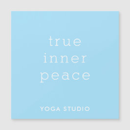 True Inner Peace Yoga Studio Magnetic Card Magnetkarte