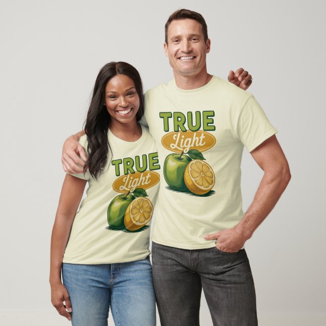 True Light Green Apple Lemon Retro Faith T-Shirt