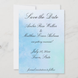 "True Love Blue" Save the Date