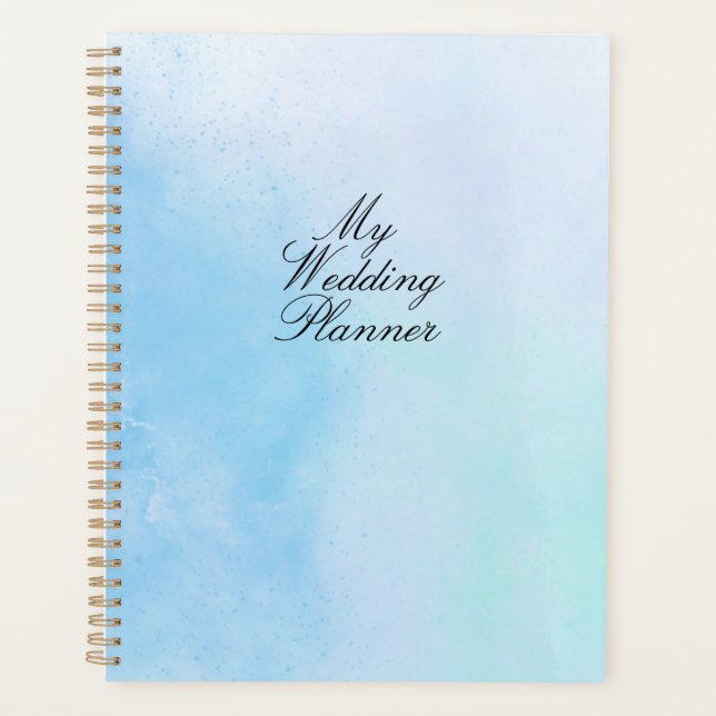 True Love Blue Wedding Planner Planer (Vorderseite)