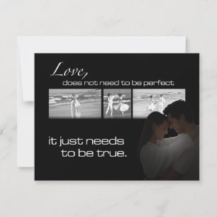 True Love Cards RSVP Karte
