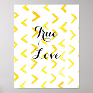 True Love customize msg Poster