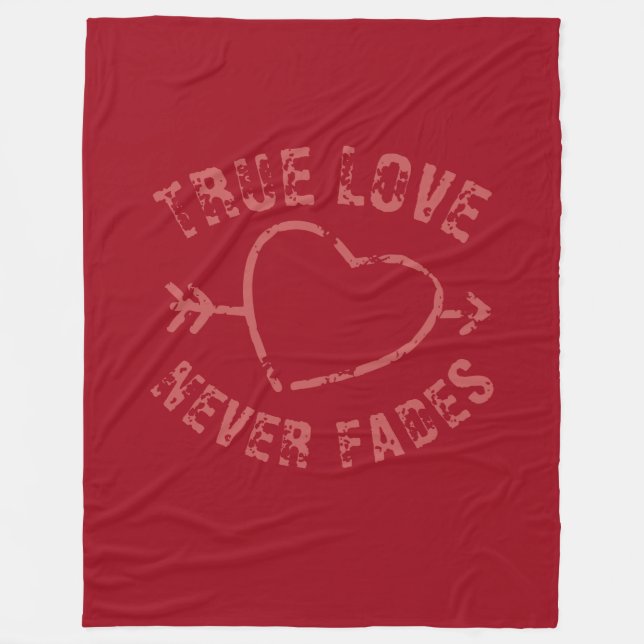 True Love Fleece Blanket (Vorderseite)