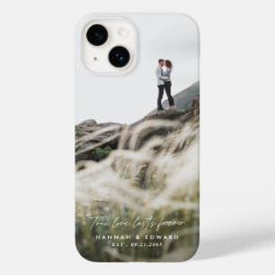 True Love Foto Modernes, personalisiertes Geschenk Case-Mate iPhone 14 Hülle