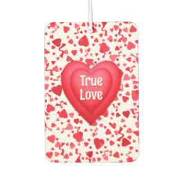 True Love Red Confetti Personalisiert Autolufterfrischer