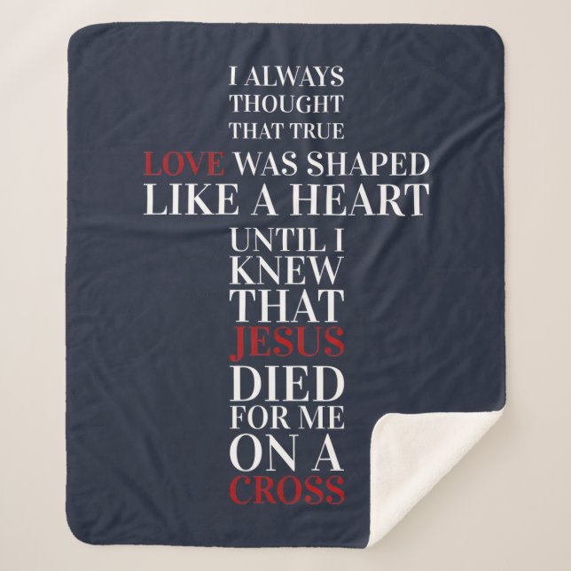 True love sherpadecke (Vorderseite)