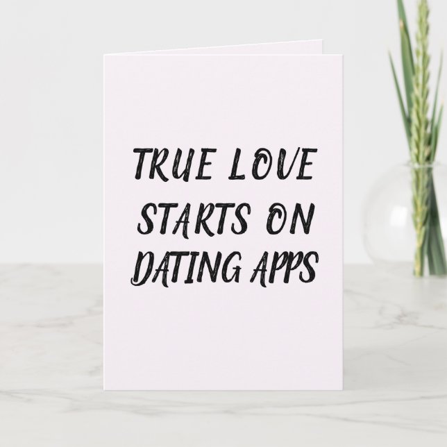 True Love startet online (Schlacker, Hummel, Schar Karte (Vorderseite)