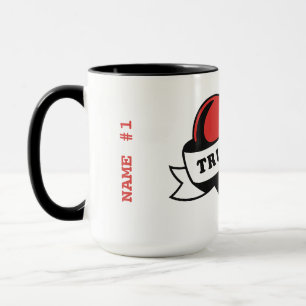 True Love Tattoo Herz   Klassisches Romantik-Desig Tasse