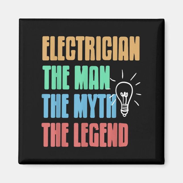 True Master Power Icon Spaß Legend Electrical Magnet (Vorne)