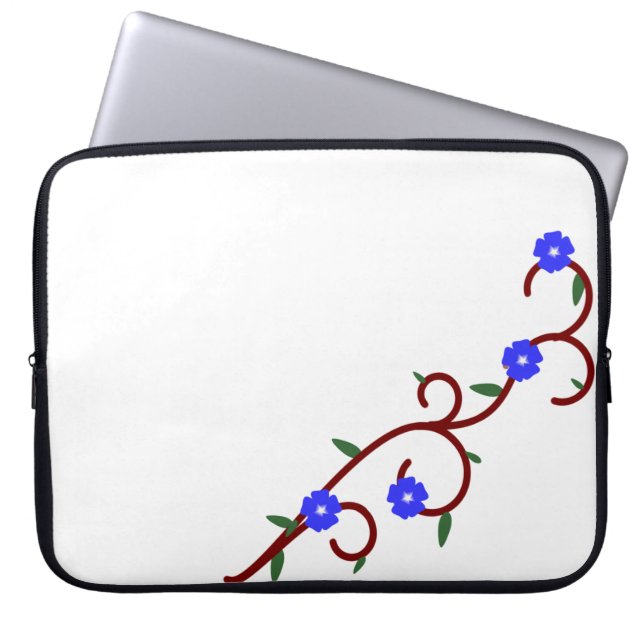 True Morning Glory Laptopschutzhülle (Vorderseite)