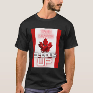 True North - Elbows Up Dark T - Shirt