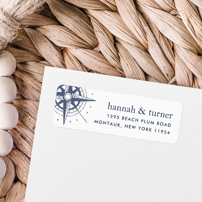 True North | Nautische Kompass-Rücksendeadresse (Von Creator hochgeladen)