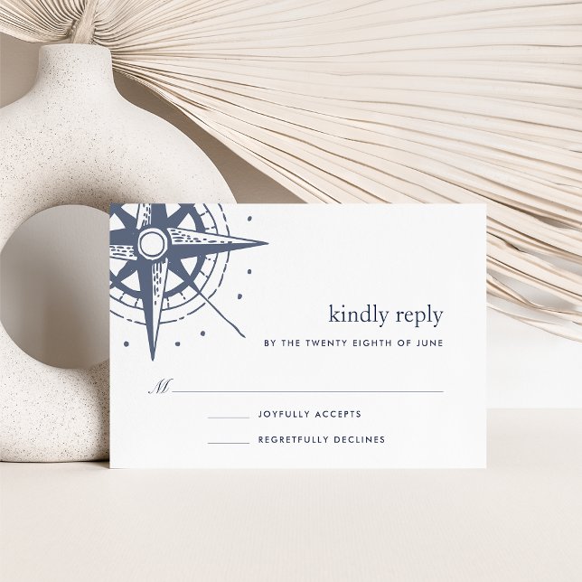 True North RSVP Card Karte (Von Creator hochgeladen)