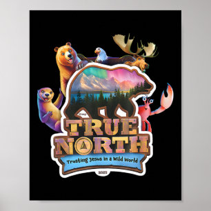 True North Vbs 2025 Jesus vertrauend Wilde christl Poster