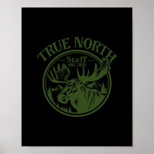 True-north Vbs 2025 Mitarbeiter Christliches Somme Poster