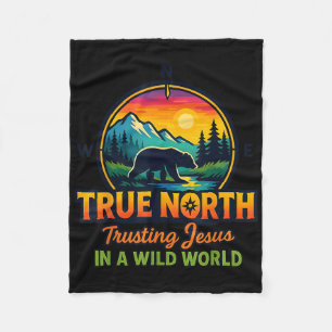 True North Vbs 2025 Vertrauen auf Jesus Wüsten Chr Fleecedecke