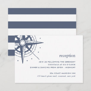 True North Wedeping Reception Enclosure Card Einladung