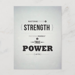 True Power - Inspiration Postcard Postkarte