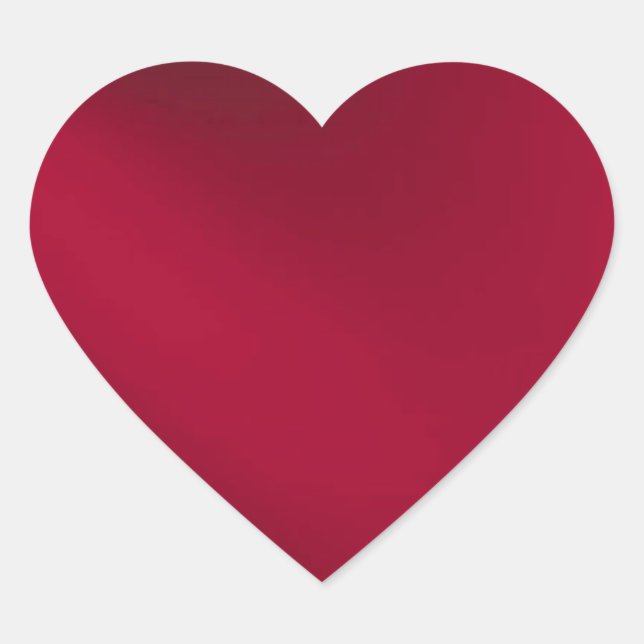 True Red Heart Siegel und Stickers (Vorderseite)