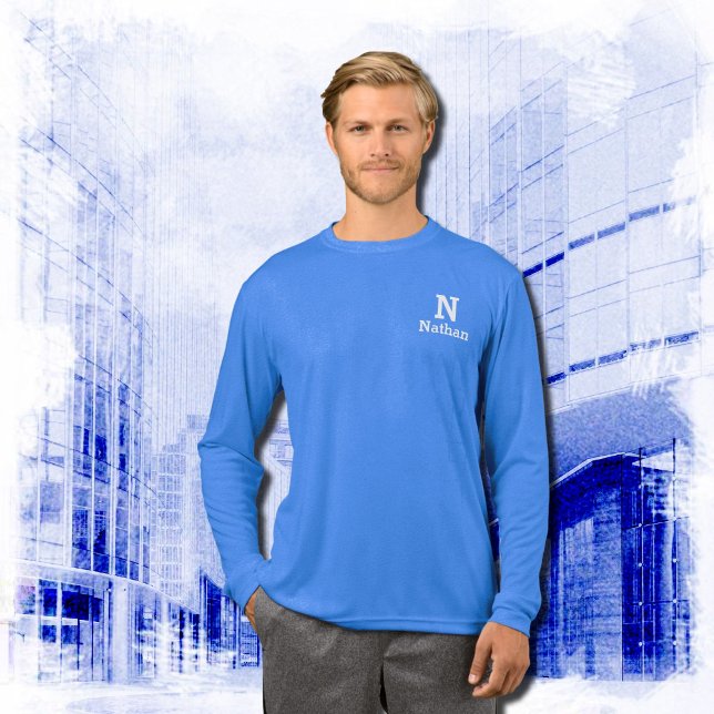  true  royal &  white personalized Tri-Blend shirt (Von Creator hochgeladen)