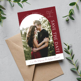 True Simplicity 4 | Burgund | Save The Date