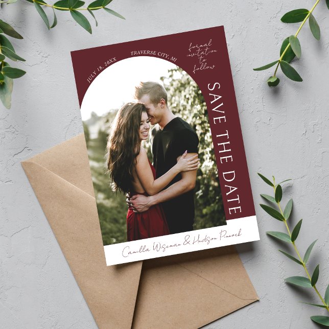 True Simplicity 4 | Deep Burgundy | Save The Date (Von Creator hochgeladen)