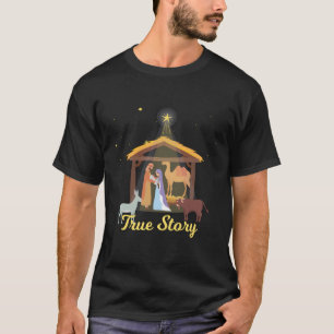 True Story Advent Nativszene North Star T-Shirt