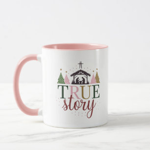 True Story Christmas Bibel Verse Tasse