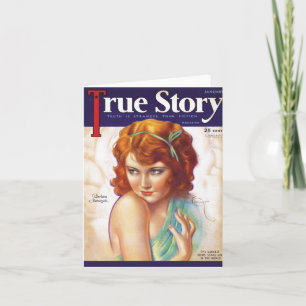 True Story Grußkarte 1932 Karte