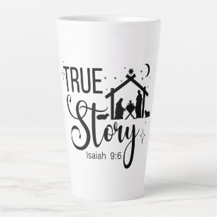 True Story Isaiah 9:6 Religiöse Weihnachten Milchtasse
