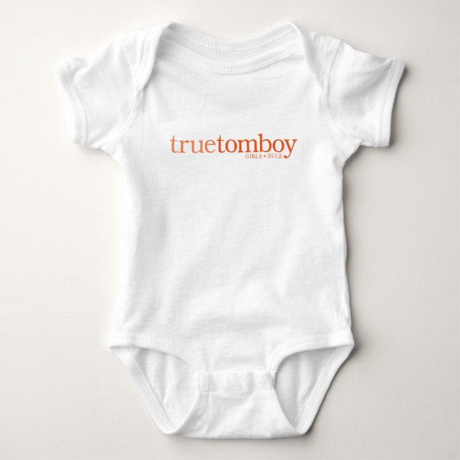 True Tomboy Girls Rule Baby Strampler (Vorderseite)