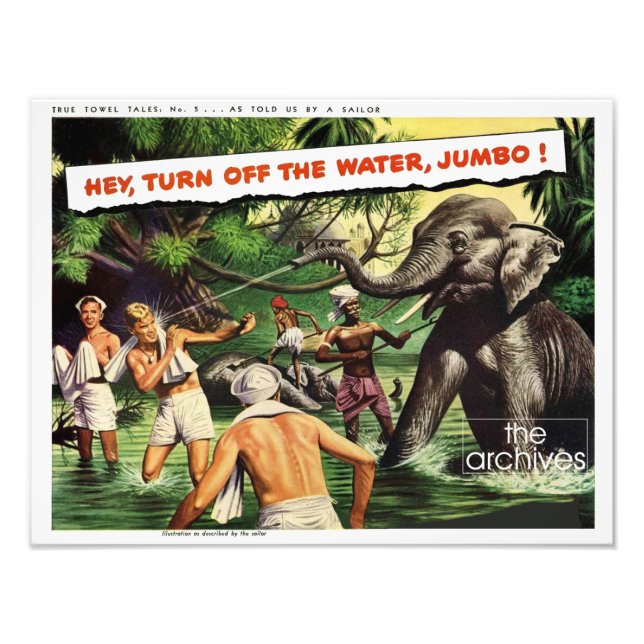 True Towel Tales Nr. 5 von 6 Foto Print (Vorne)