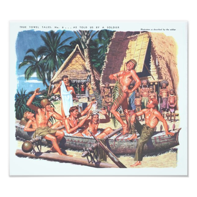 True Towel Tales Nr. 6 von 6 Foto Print (Vorne)