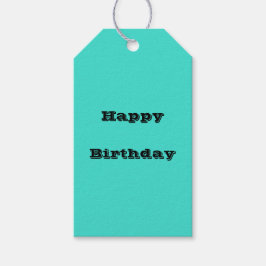 True Türkise Blue Green Southwestern Solid Color Geschenkanhänger