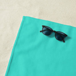 True Türkise Blue Green Southwestern Solid Color Strandtuch