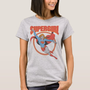 True Vintag Supergirl Flying Graphic T-Shirt